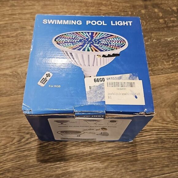 LED Pool Light Bulb Color Change,120v 40w RGB pool lights with Remote Control , - Picture 15 of 16